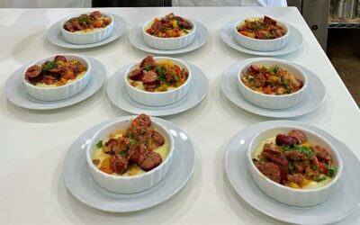 Cajun Sausage and Cheesy Grits (Prepared During Our November 2022 Event)